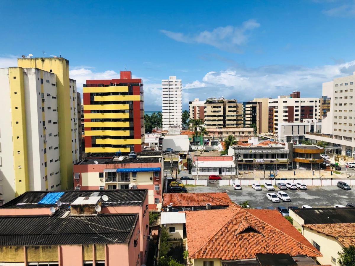 Apto 703 - Quarto e sala na praia de Ponta Verde com Wi-Fi, tv a cabo e piscina Maceió Exterior foto