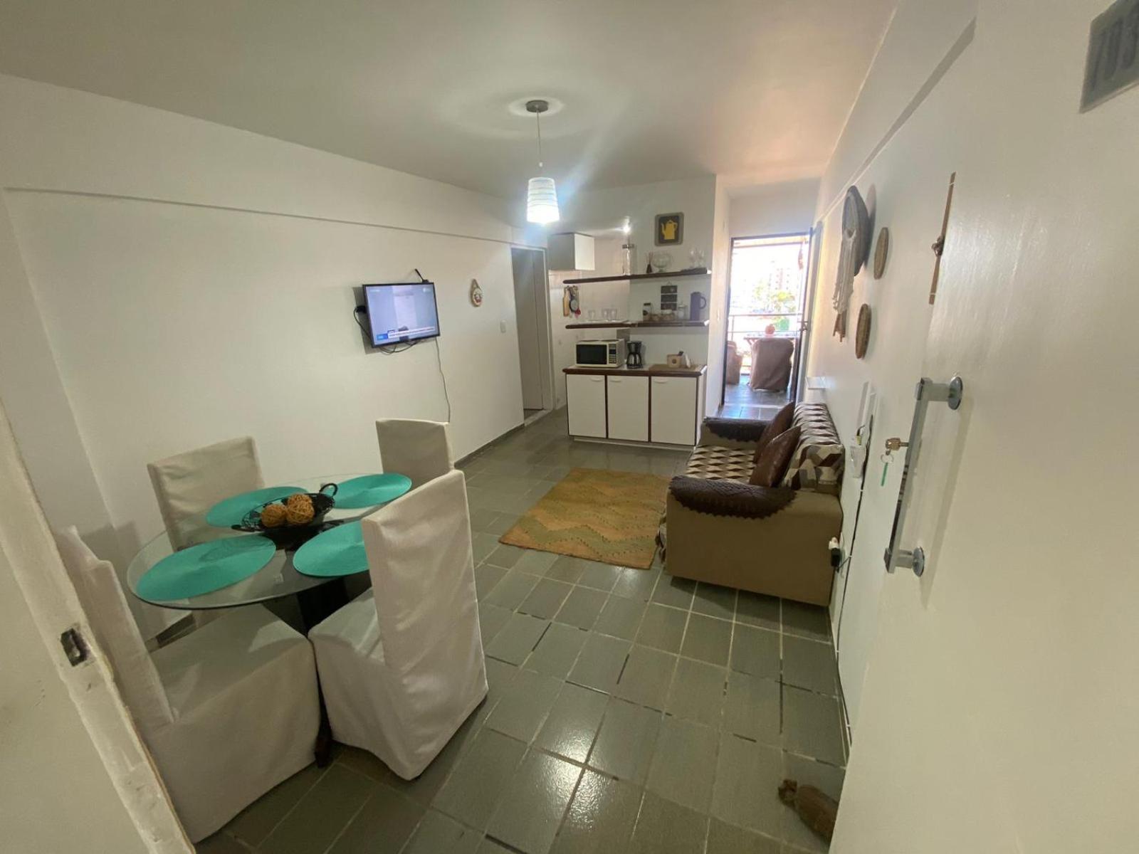 Apto 703 - Quarto e sala na praia de Ponta Verde com Wi-Fi, tv a cabo e piscina Maceió Exterior foto