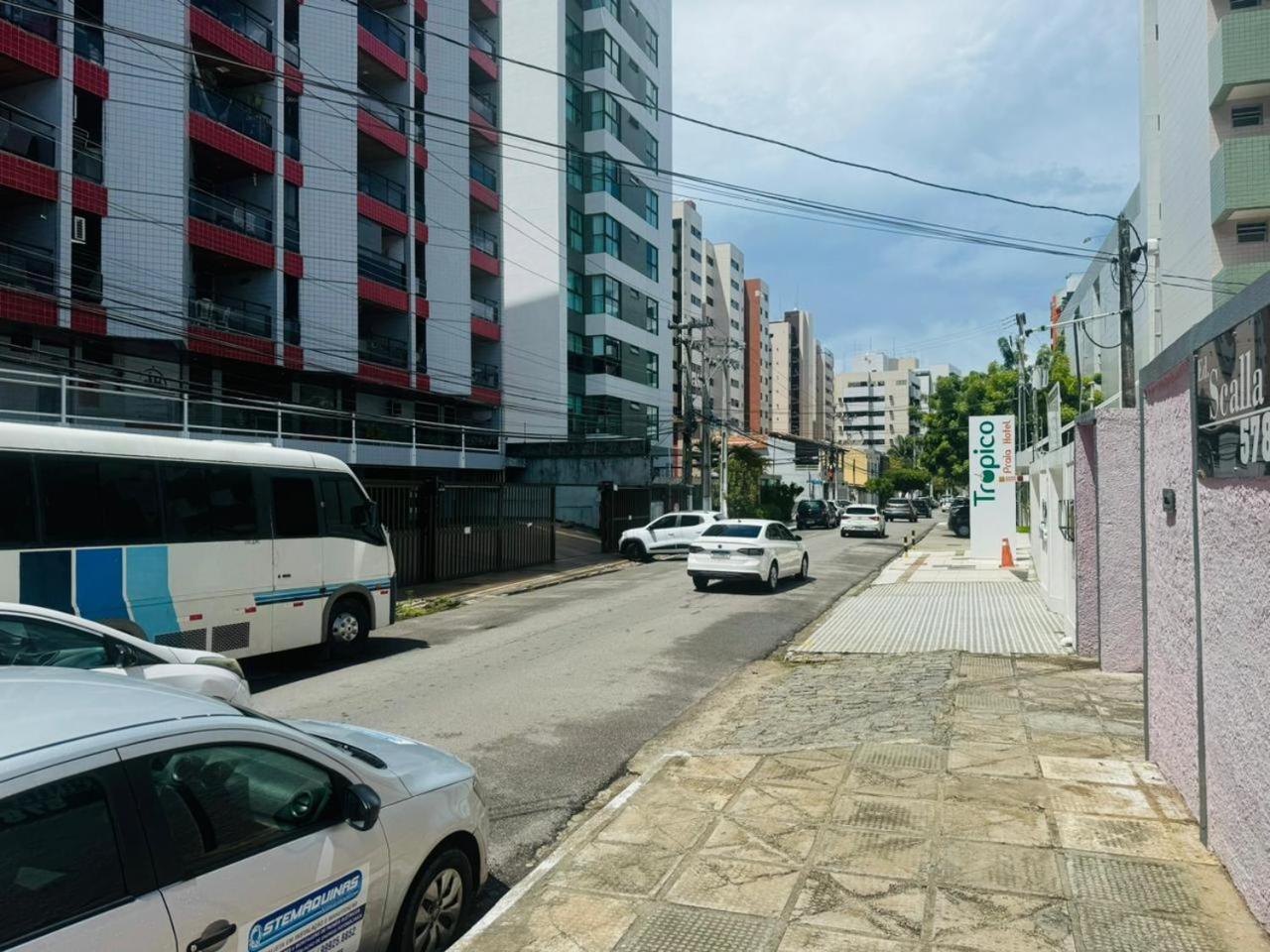 Apto 703 - Quarto e sala na praia de Ponta Verde com Wi-Fi, tv a cabo e piscina Maceió Exterior foto